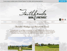 Tablet Screenshot of faithbrooke.com